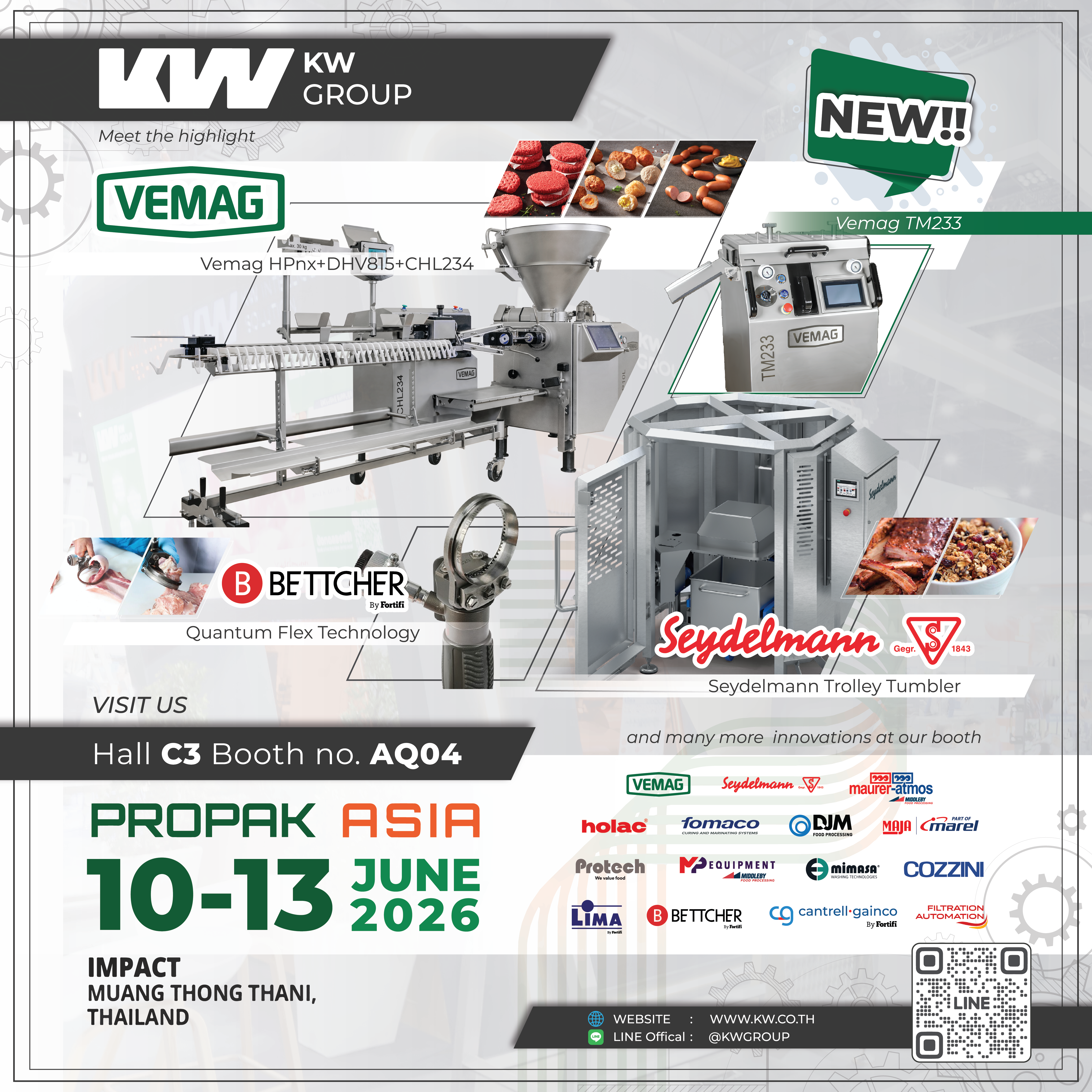 KW Group ProPak Asia 2026 Booth AQ04